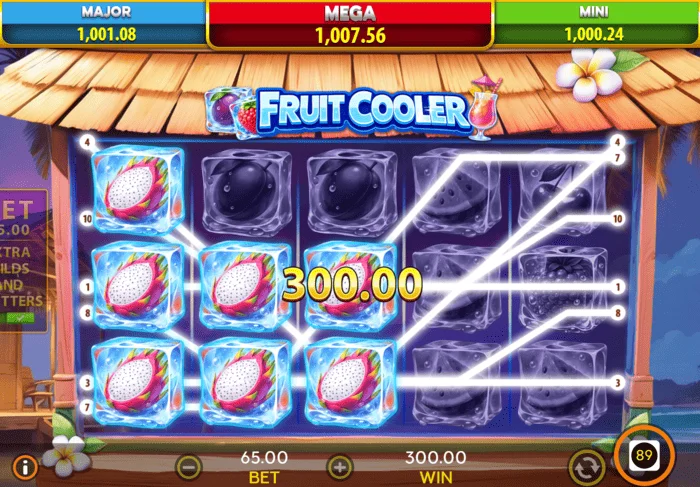 Fruit Cooler alapjáték nyeremény